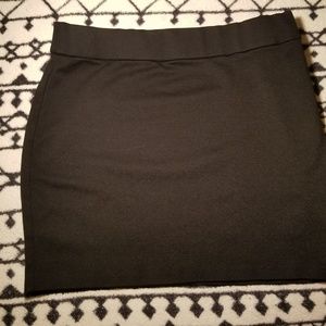 INC International Concepts Knit Black Pencil Skirt